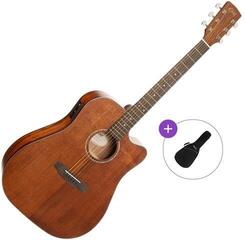 elektroakustisk gitarr Cort Earth 60MCE Basic SET Öppen por elektroakustisk gitarr
