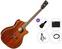 Chitarra Semiacustica Jumbo Cort GA-DAO Premium SET Natural Chitarra Semiacustica Jumbo
