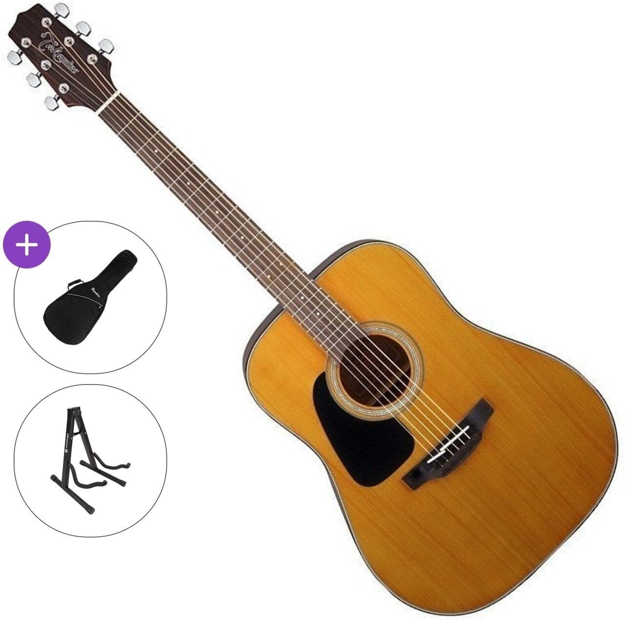 Akustikgitarre Takamine GD30 Standard SET Natural Akustikgitarre