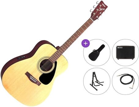 Elektroakustická kytara Dreadnought Yamaha FX 310 A Premium SET Natural Elektroakustická kytara Dreadnought - 1