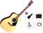 Elektroakustická kytara Dreadnought Yamaha FX 310 A Premium SET Natural Elektroakustická kytara Dreadnought
