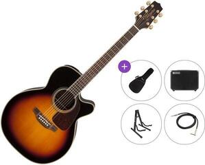 elektroakustisk gitar Takamine GN71CE Premium SET Brown Sunburst elektroakustisk gitar