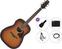 Elektro-akustična Dreadnought Ibanez AAD54E-OMH Premium SET Mahogany Sunburst Elektro-akustična Dreadnought