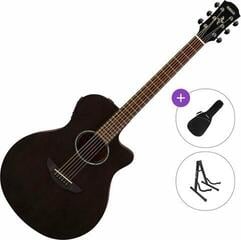Chitarra Semiacustica Jumbo Yamaha APX 600M Standard SET Smokey Black Chitarra Semiacustica Jumbo