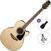 Elektroakustična jumbo Takamine GN51CE Standard SET Natural Elektroakustična jumbo