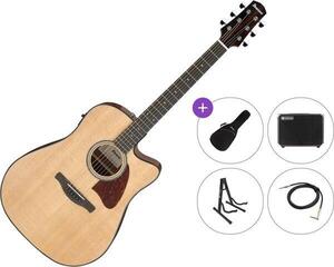 electro-acoustic guitar Ibanez AAD51CE-NT Premium SET Natural electro-acoustic guitar