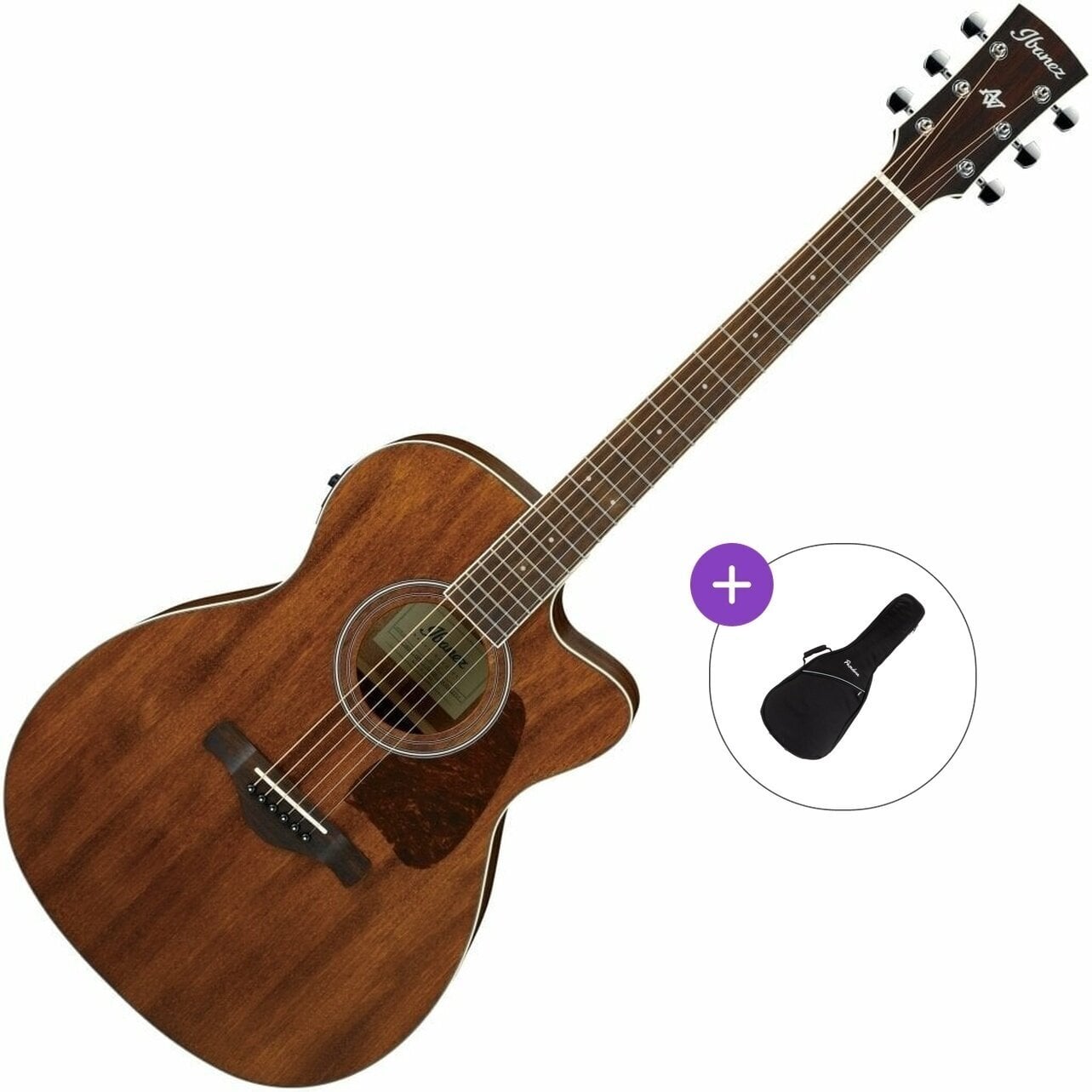 elektroakustinė gitara Ibanez AC340CE-OPN Basic SET Natural elektroakustinė gitara