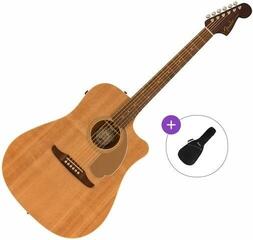 Elektroakustinen kitara Fender Redondo Player Basic SET Natural Elektroakustinen kitara