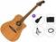 Dreadnought elektro-akoestische gitaar Fender Redondo Player Premium SET Natural Dreadnought elektro-akoestische gitaar