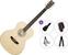 Folkkitarr SX SO204G Premium SET Natural-Transparent Black Folkkitarr