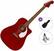 Elektroakustinen kitara Fender Redondo Player Standard SET Candy Apple Red Elektroakustinen kitara