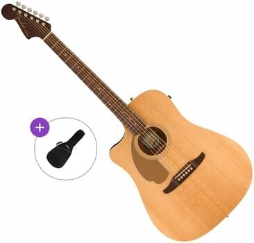 Dreadnought elektro-akoestische gitaar Fender Redondo Player LH Basic SET Natural Dreadnought elektro-akoestische gitaar - 1