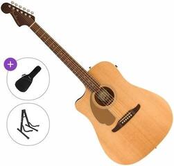 Elektroakustinen kitara Fender Redondo Player LH Standard SET Natural Elektroakustinen kitara