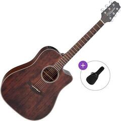 Elektroakustická gitara Dreadnought Takamine GD21CE SM Basic SET Satin Molasses Elektroakustická gitara Dreadnought