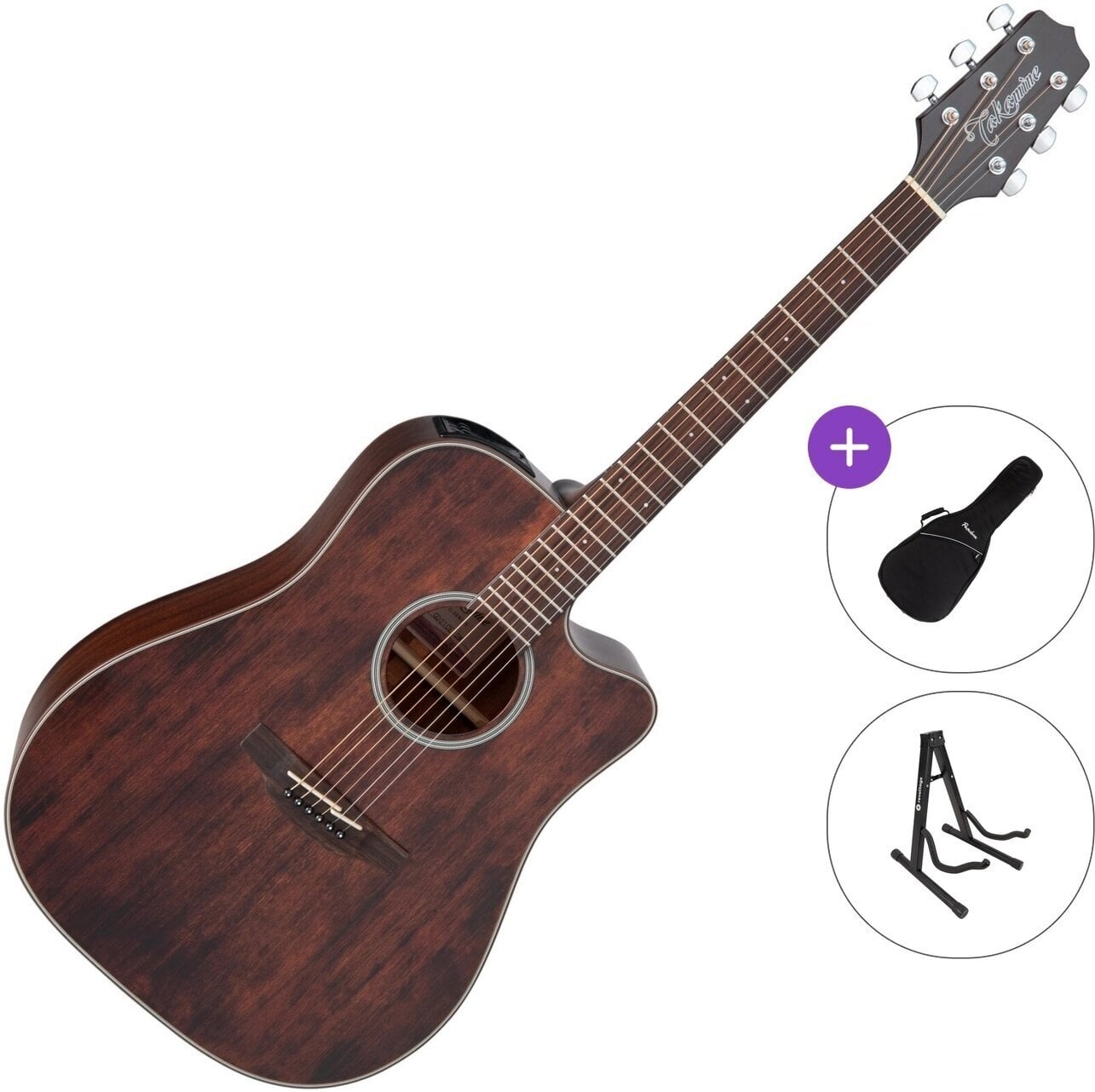 elektroakustisk gitarr Takamine GD21CE SM Standard SET Satin Molasses elektroakustisk gitarr