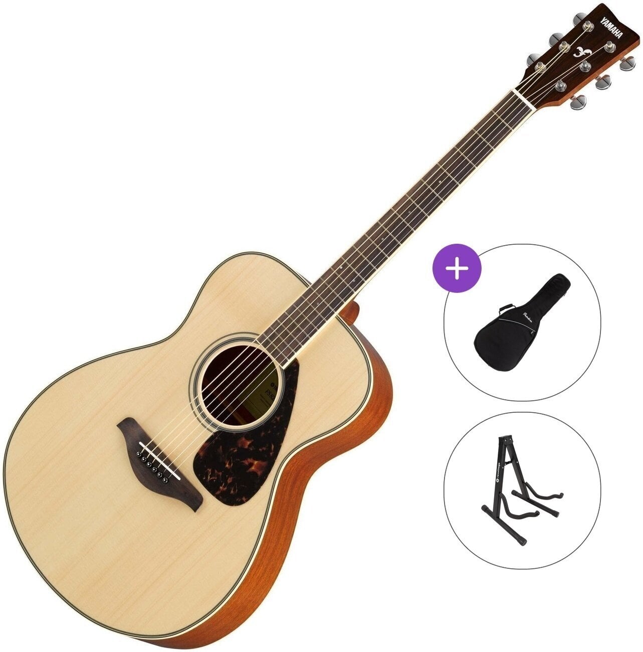 Folkkitarr Yamaha FS820NTII Standard SET Natural Folkkitarr