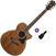 Jumbo elektro-akoestische gitaar Ibanez AE245-NT Basic SET Natural Jumbo elektro-akoestische gitaar