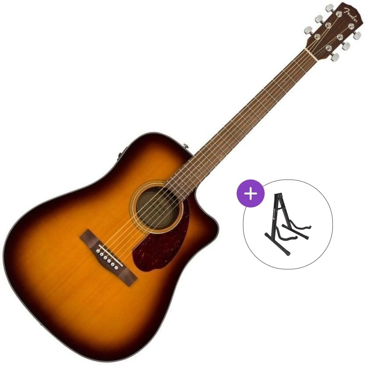guitarra eletroacústica Fender CD-140 SCE Basic SET Sunburst guitarra eletroacústica
