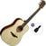 Dreadnought-gitarr LAG Tramontane 88 T88D Basic SET Natural Dreadnought-gitarr
