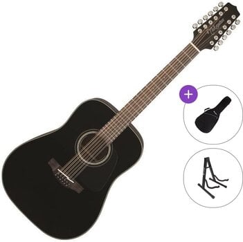 12-snarige akoestische gitaar Takamine GD30-12 Standard SET Black 12-snarige akoestische gitaar - 1