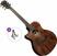 guitarra eletroacústica LAG Sauvage ACE L Basic SET Natural guitarra eletroacústica