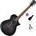 Chitarra Semiacustica Jumbo Ibanez AEWC400-TKS Standard SET Transparent Black Sunburst Chitarra Semiacustica Jumbo
