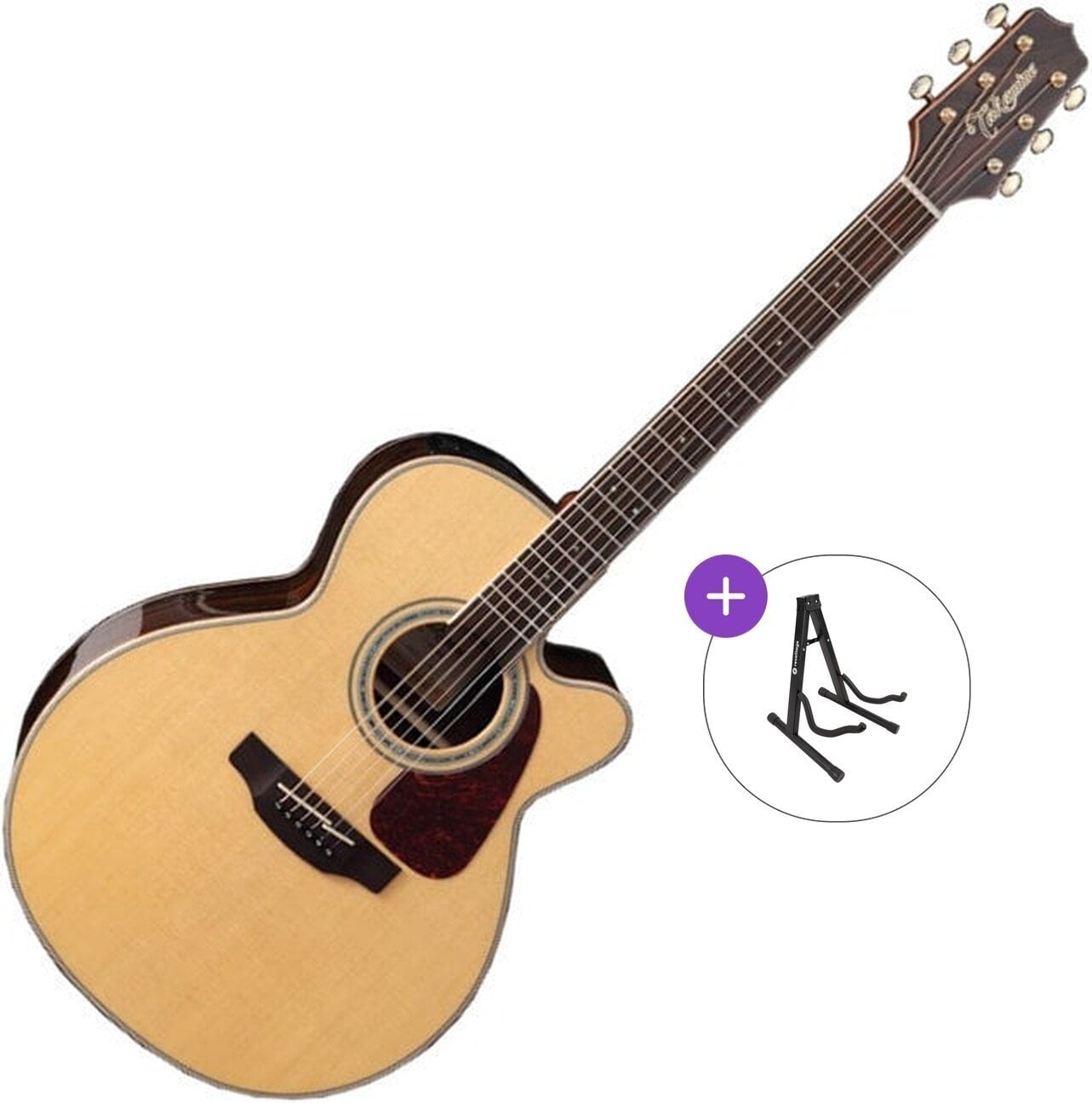 Chitarra Semiacustica Jumbo Takamine GN90CE-ZC Basic SET Natural Chitarra Semiacustica Jumbo