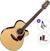 Chitarra Semiacustica Jumbo Takamine GN90CE-ZC Standard SET Natural Chitarra Semiacustica Jumbo