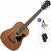 Akustikgitarre Ibanez V44MINI-OPN Standard SET Open Pore Natural Akustikgitarre