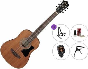 Akustikgitarre Ibanez V44MINI-OPN Premium SET Open Pore Natural Akustikgitarre