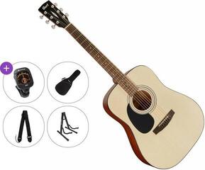 Dreadnought-gitar Cort AD 810 LH Premium SET Open Pore Natural Dreadnought-gitar