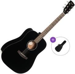 Guitarra dreadnought Cort EARTH 60 Basic SET Black Gloss Guitarra dreadnought