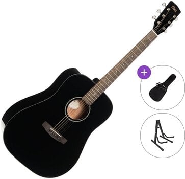 Chitară acustică Cort EARTH 60 Standard SET Black Gloss Chitară acustică - 1