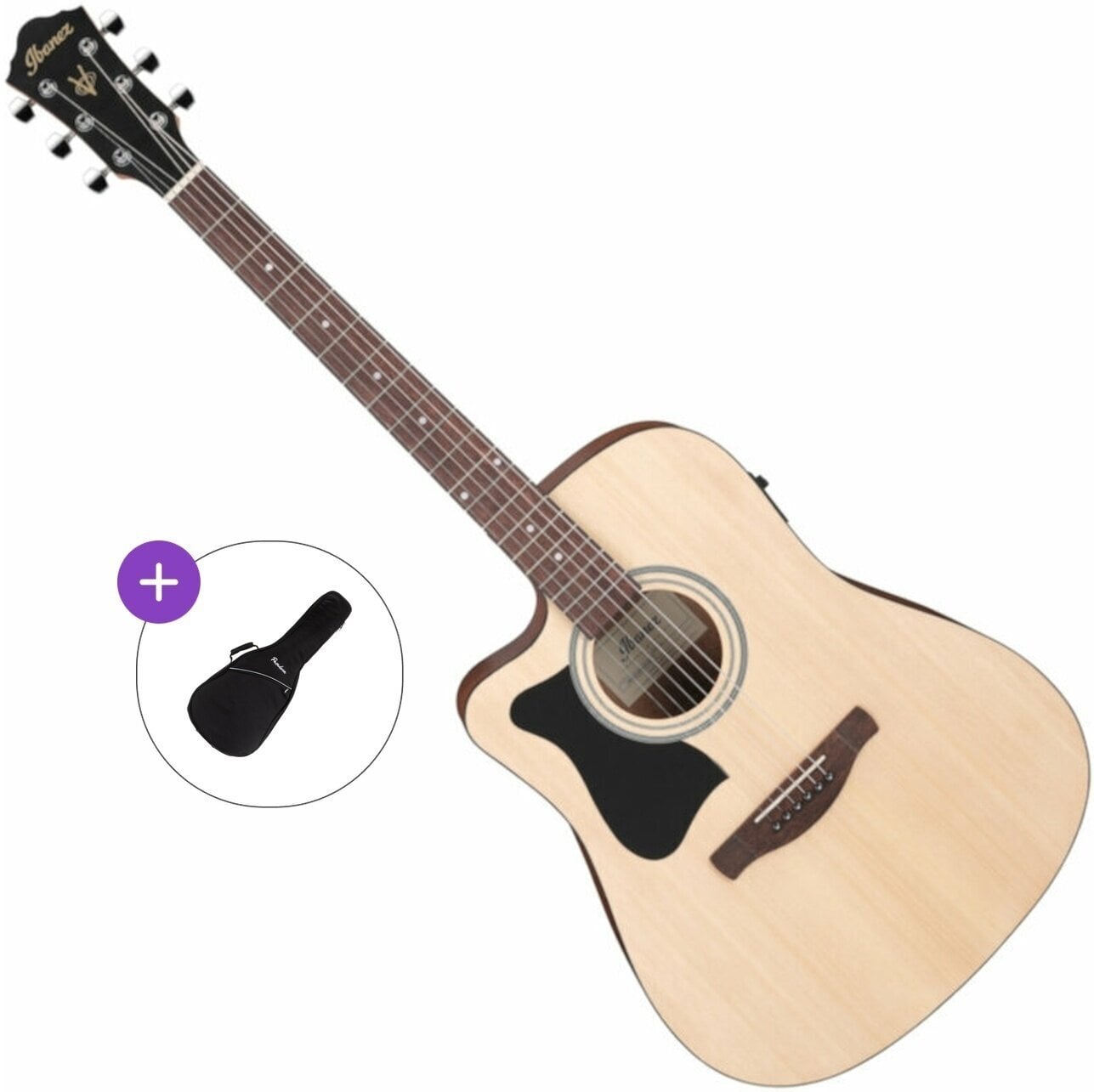 Dreadnought Ηλεκτροακουστική Κιθάρα Ibanez V40LCE-OPN Basic SET Open Pore Natural Dreadnought Ηλεκτροακουστική Κιθάρα