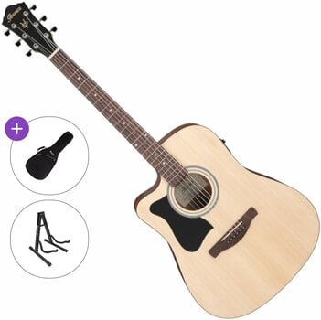 Dreadnought Ηλεκτροακουστική Κιθάρα Ibanez V40LCE-OPN Standard SET Open Pore Natural Dreadnought Ηλεκτροακουστική Κιθάρα - 1