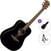 Ακουστική Κιθάρα LAG Tramontane 118 T118D Standard SET Black Ακουστική Κιθάρα