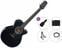 Elektroakustinen kitara Takamine GF30CE-BLK Premium SET Black Elektroakustinen kitara