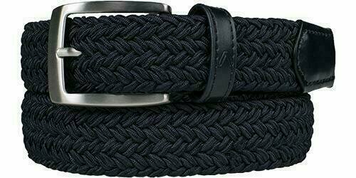 Belt Alberto Belt Basic Braided Mens Navy 95 - 1