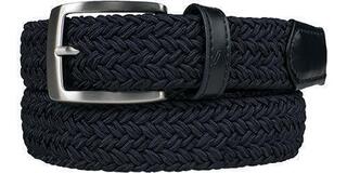 Колан Alberto Basic Braided Mens Navy