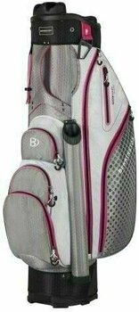 Cart Bag Bennington QO 9 Lite Grey/White/Pink Cart Bag - 1