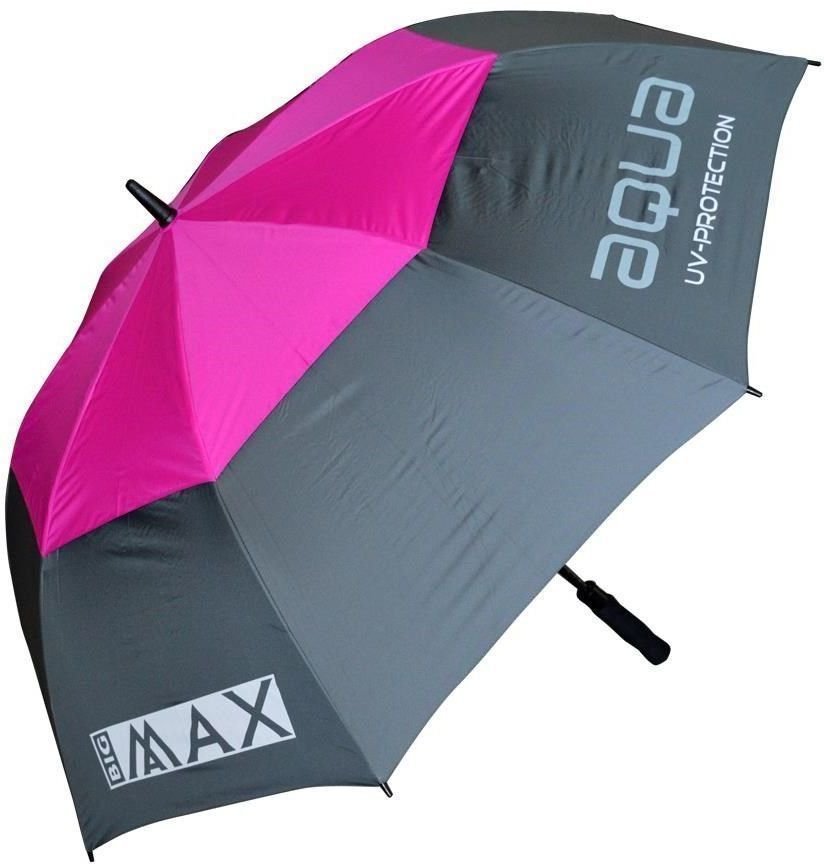 Regenschirm Big Max Aqua UV Umbrella Charcoal/Fuchsia