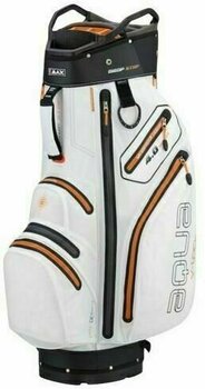 Borsa da golf Cart Bag Big Max Aqua V-4 White/Black/Orange Borsa da golf Cart Bag - 1