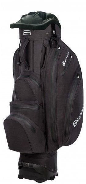 Geanta pentru golf Bennington QO 14 Premium Waterproof Black/Tex Cart Bag