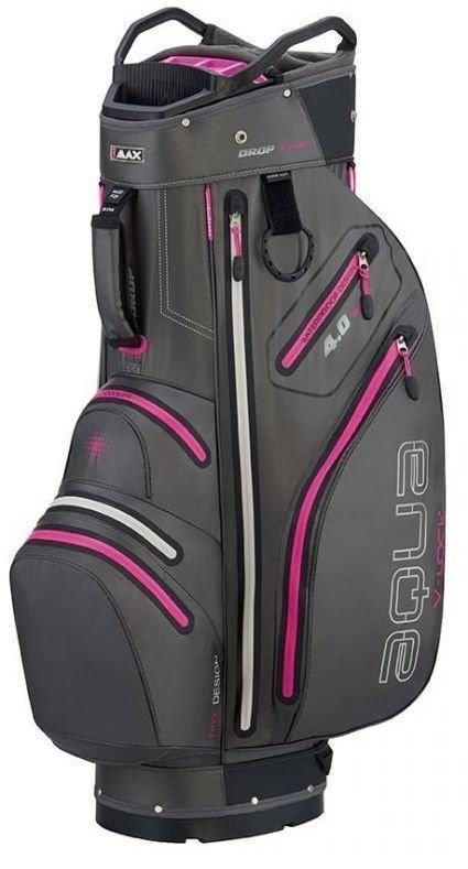 Golfbag Big Max Aqua V-4 Charcoal/Fuchsia Golfbag