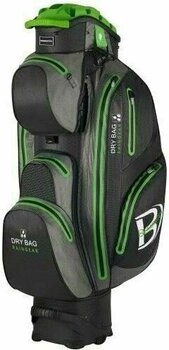 Golftas Bennington Sport QO 14 Waterproof Cart Bag Black/Canon Grey/Lime - 1