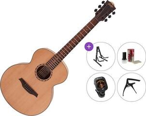 Jumbo Akustikgitarre Bromo BAA8S Premium SET Natural Jumbo Akustikgitarre