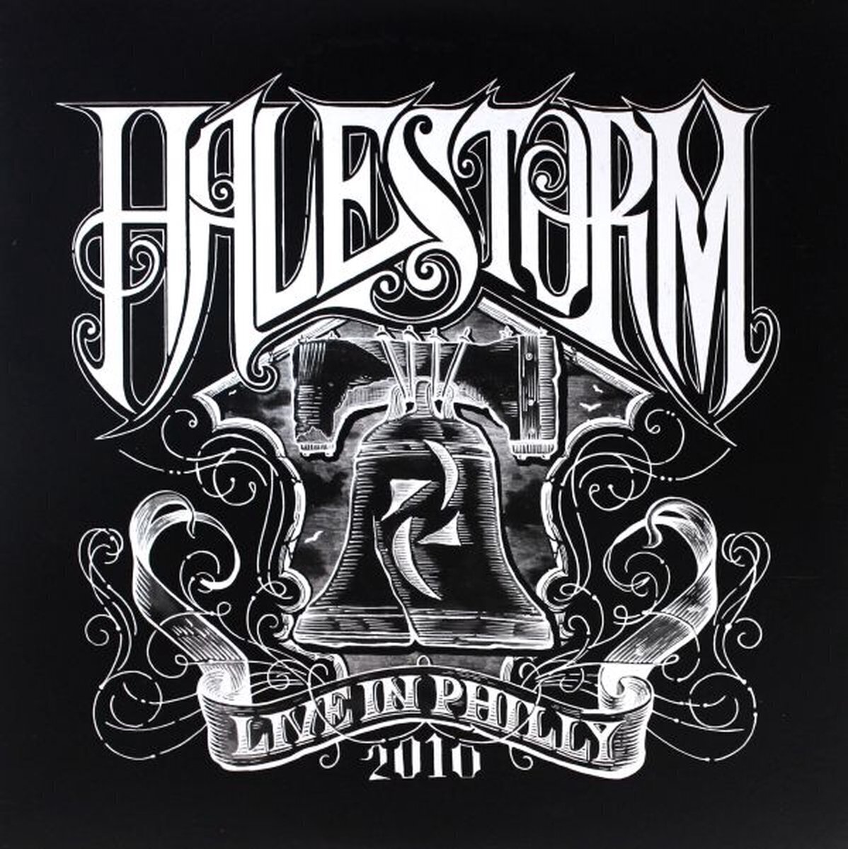 LP ploča Halestorm - Live In Philly 2010 (Crystal Clear and Black Mixed Coloured) (2 LP)