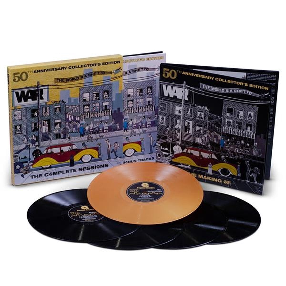 Vinyl Record War - World Is A Ghetto (Gold Coloured) (LP)
