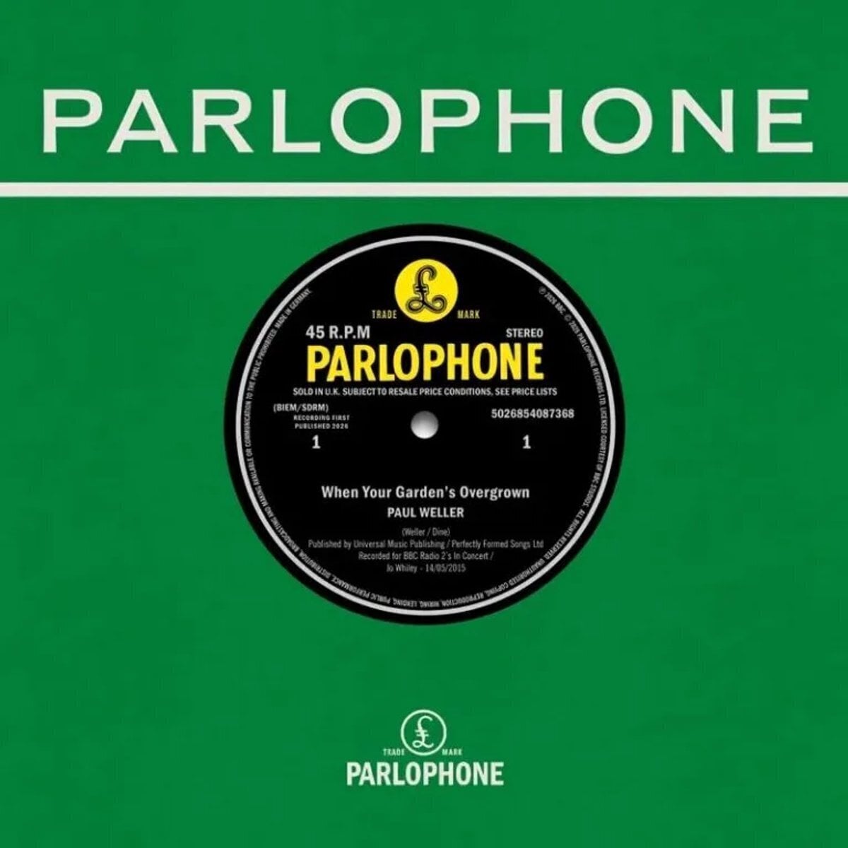 LP platňa Paul Weller - When Your Garden's Overgrown / Boy About Town (Live At The BBC) (7")