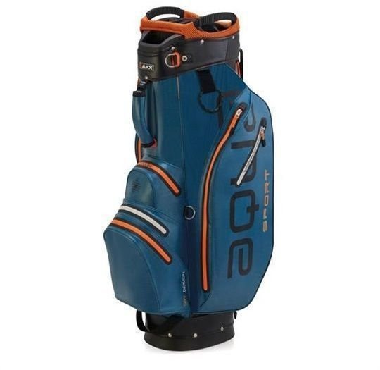 Borsa da golf Cart Bag Big Max Aqua Sport 2 Petrol/Black/Orange Borsa da golf Cart Bag